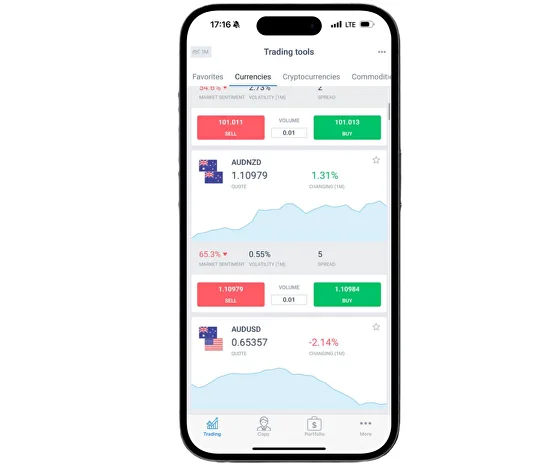Application de Trading Mobile